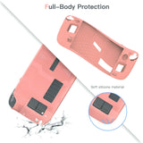 Maxbell Silicone Case Protector Shell Shockproof Game Accessory for Game Console Pink