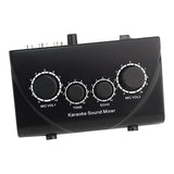 Maxbell Karaoke Sound Mixer Mini Volume Adjustment for KTV Coumputer Smartphones