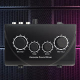 Maxbell Karaoke Sound Mixer Mini Volume Adjustment for KTV Coumputer Smartphones