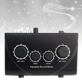 Maxbell Karaoke Sound Mixer Mini Volume Adjustment for KTV Coumputer Smartphones