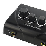 Maxbell Karaoke Sound Mixer Mini Volume Adjustment for KTV Coumputer Smartphones