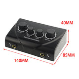 Maxbell Karaoke Sound Mixer Mini Volume Adjustment for KTV Coumputer Smartphones
