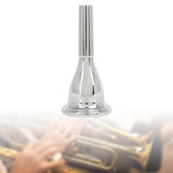 Maxbell Tuba Mouthpiece Good Air Tightness Music Parts for Professional Players Argent