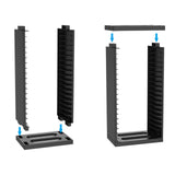 Maxbell Video Game Storage Tower Holder Stability Game Holder Rack for Blu-Ray disks