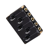 Maxbell Stereo 4 Channel Line Mixer Karaoke Sound Mixer Volume Adjustment for Party