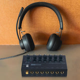 Maxbell Low Noise Audio Mixer Stereo Mono Adjustment Compact for PC Bars Meeting