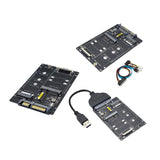 Maxbell SATA22Pin Male to mSATA/M.2 NGFF SATA Card Direct Replaces Spare Parts Only Adaptor