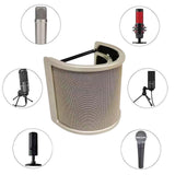 Maxbell Microphone Pop Filter Mic Pop Screen Dual Layered Compact for Streaming Aureate