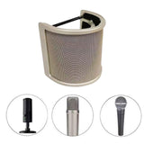 Maxbell Microphone Pop Filter Mic Pop Screen Dual Layered Compact for Streaming Aureate