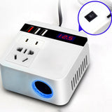 Maxbell car Inverter Car Converter Energy Saving Efficient Conversion Black