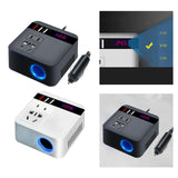 Maxbell car Inverter Car Converter Energy Saving Efficient Conversion Black