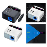 Maxbell car Inverter Car Converter Energy Saving Efficient Conversion Black