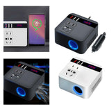 Maxbell car Inverter Car Converter Energy Saving Efficient Conversion Black