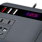 Maxbell car Inverter Car Converter Energy Saving Efficient Conversion Black