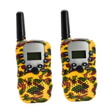 Maxbell Kids Walkie Talkie Long Distance 3km for 3-12 Years Old Boys Girls Outside Yellow