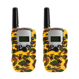 Maxbell Kids Walkie Talkie Long Distance 3km for 3-12 Years Old Boys Girls Outside Yellow