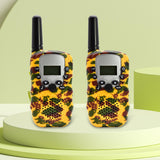 Maxbell Kids Walkie Talkie Long Distance 3km for 3-12 Years Old Boys Girls Outside Yellow
