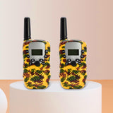 Maxbell Kids Walkie Talkie Long Distance 3km for 3-12 Years Old Boys Girls Outside Yellow