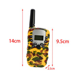 Maxbell Kids Walkie Talkie Long Distance 3km for 3-12 Years Old Boys Girls Outside Yellow