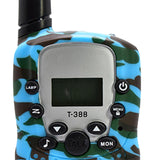 Maxbell Kids Walkie Talkie Long Distance 3km for 3-12 Years Old Boys Girls Outside Blue