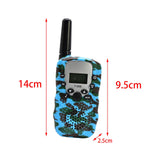 Maxbell Kids Walkie Talkie Long Distance 3km for 3-12 Years Old Boys Girls Outside Blue