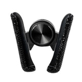 Maxbell Car Phone Holder Car Interior Accessories clip Bling for Phone Pad Black