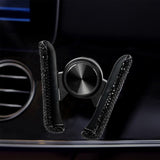 Maxbell Car Phone Holder Car Interior Accessories clip Bling for Phone Pad Black