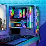 Maxbell IPS Computer Monitor for Mini Case Easy to Use System Durable for Windows PC A