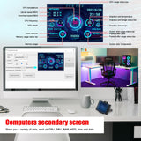 Maxbell IPS Computer Monitor for Mini Case Easy to Use System Durable for Windows PC A