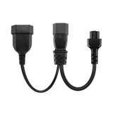 Maxbell C14 to C5 Power Cable 3 Pin to 3 Pin Stable Transmission Low Resistance