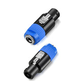 Maxbell Speaker Male to 1/4 inch TS Female Adapter High Fidelity for Loudspeaker