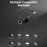 Maxbell RJ45 Network Splitter Adapter Extender Connecter for Cat5 Cat5E