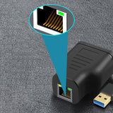 Maxbell RJ45 Network Splitter Adapter Extender Connecter for Cat5 Cat5E