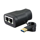 Maxbell RJ45 Network Splitter Adapter Extender Connecter for Cat5 Cat5E