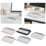 Maxbell Typewriter Keyboard 84 Keys Bluetooth5.0 Professional Compact for Tablet white