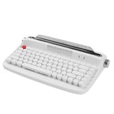 Maxbell Typewriter Keyboard 84 Keys Bluetooth5.0 Professional Compact for Tablet white