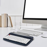 Maxbell Typewriter Keyboard 84 Keys Bluetooth5.0 Professional Compact for Tablet navy