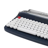 Maxbell Typewriter Keyboard 84 Keys Bluetooth5.0 Professional Compact for Tablet navy