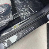 Maxbell 1Set Door Sill Plate Protector Sill Scuff Plate Cover for Byd Yuan Plus 22