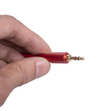 Maxbell AUX Cable 3.5mm Auxiliary Cable Audiophiles 3.5 mm Male Cable Headphone red