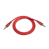 Maxbell AUX Cable 3.5mm Auxiliary Cable Audiophiles 3.5 mm Male Cable Headphone red
