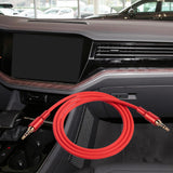 Maxbell AUX Cable 3.5mm Auxiliary Cable Audiophiles 3.5 mm Male Cable Headphone red
