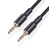Maxbell AUX Cable 3.5mm Auxiliary Cable Audiophiles 3.5 mm Male Cable Headphone black