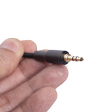Maxbell AUX Cable 3.5mm Auxiliary Cable Audiophiles 3.5 mm Male Cable Headphone black