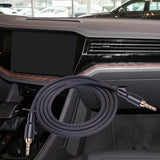 Maxbell AUX Cable 3.5mm Auxiliary Cable Audiophiles 3.5 mm Male Cable Headphone black