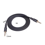 Maxbell AUX Cable 3.5mm Auxiliary Cable Audiophiles 3.5 mm Male Cable Headphone black