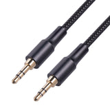 Maxbell AUX Cable 3.5mm Auxiliary Cable Audiophiles 3.5 mm Male Cable Headphone black