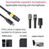 Maxbell Multipurpose XLR Female to USB Microphone Cable for Music Recording 2m