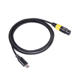 Maxbell Multipurpose XLR Female to USB Microphone Cable for Music Recording 2m