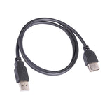 Maxbell USB 2.0 Extension Cable Double USB Port Data Transmission Line for hard disks 60cm